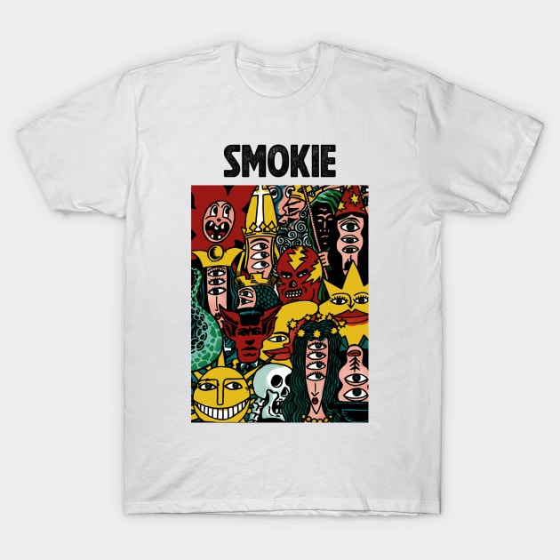 Monsters Party of Smokie T-Shirt by micibu